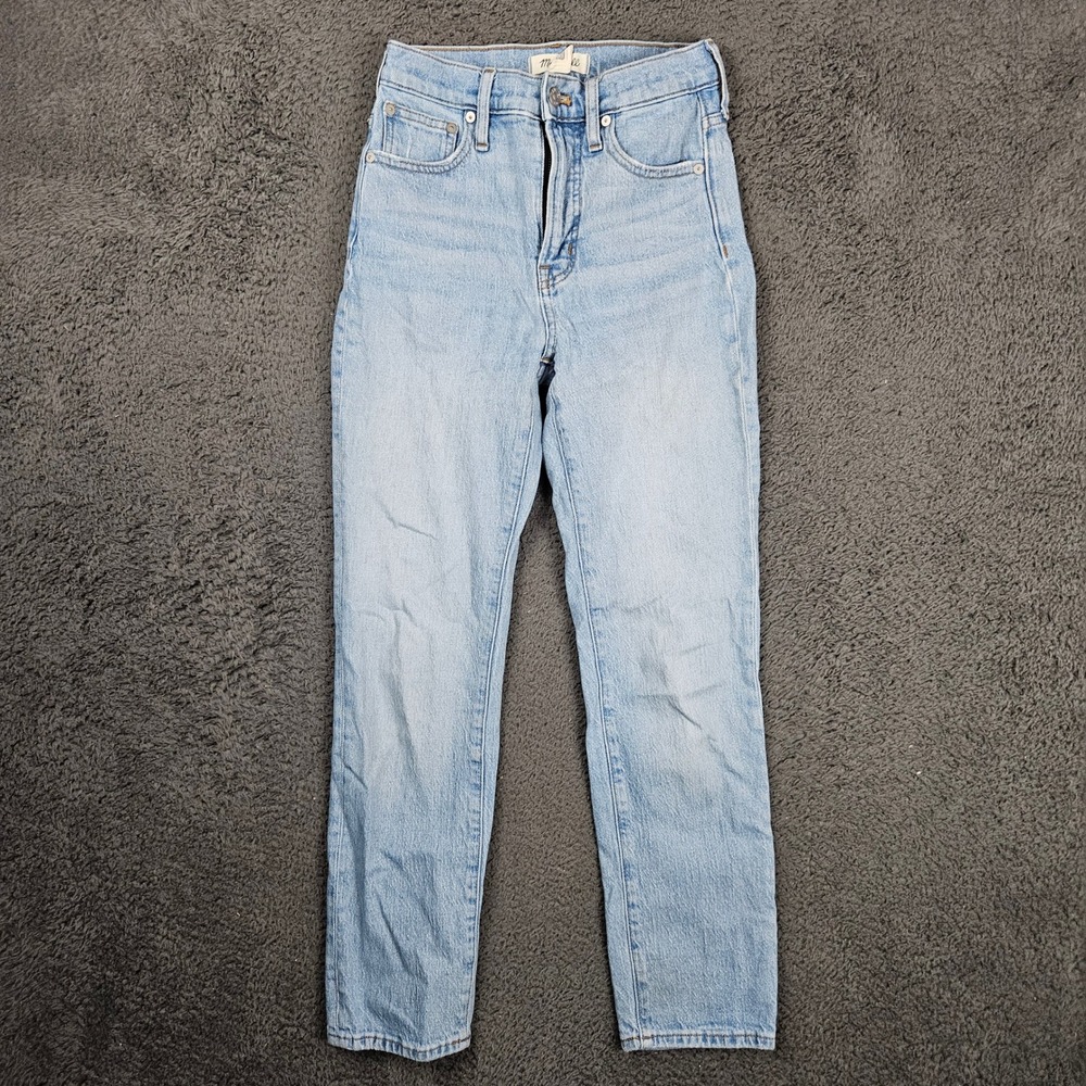 Madewell The Perfect Vintage Jean Light Wash High Rise Tapered Denim Size 23